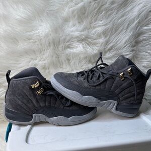 Jordan Retro 12 Gray High-Top Sneakers